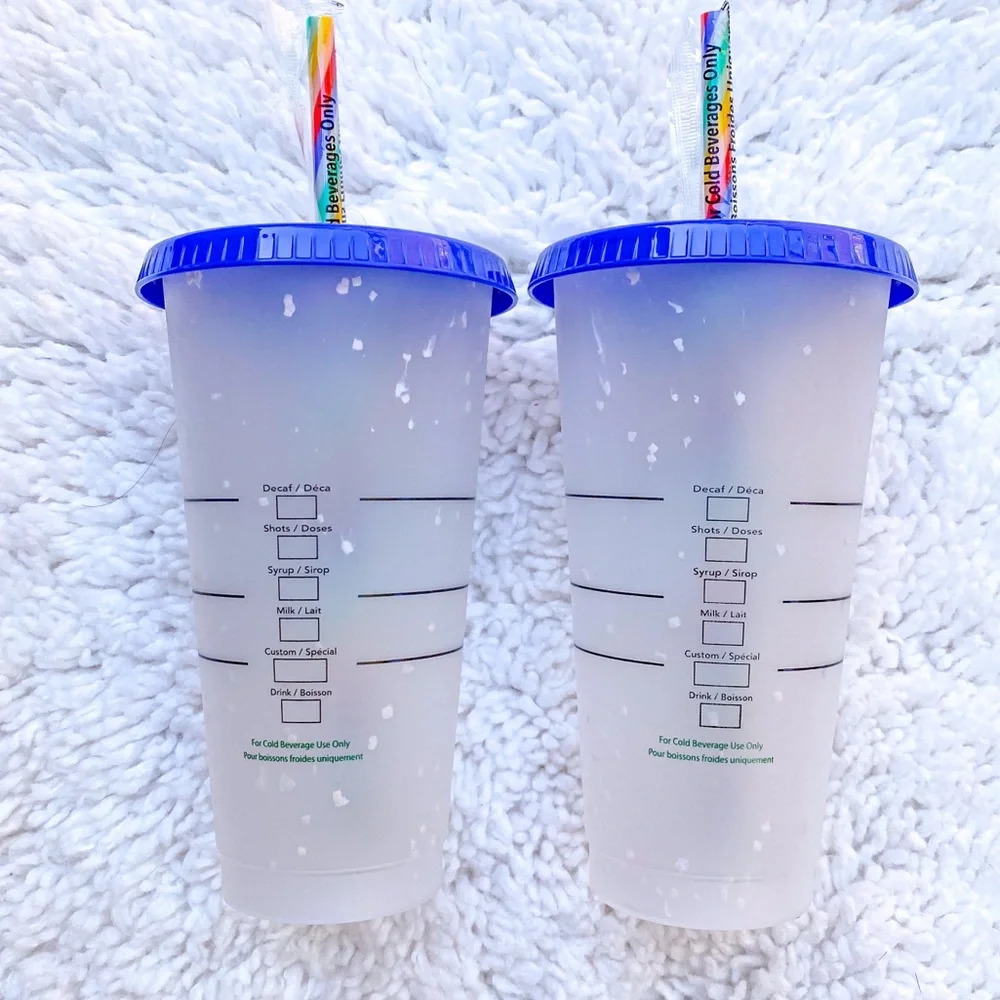 Starbucks Color Changing Confetti Cups - 2 - Picture 3 of 4